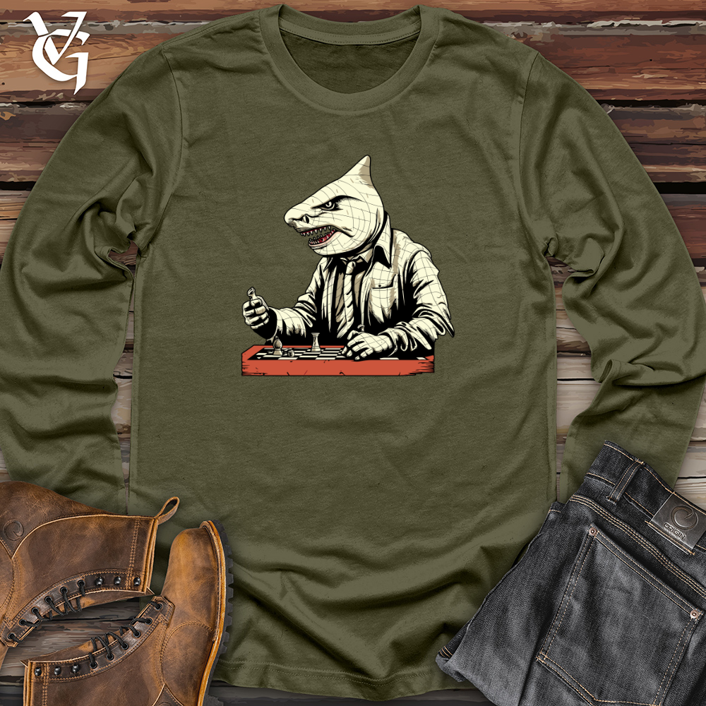 Viking Goods Strategic Shark Moves Long Sleeve Military Green / L