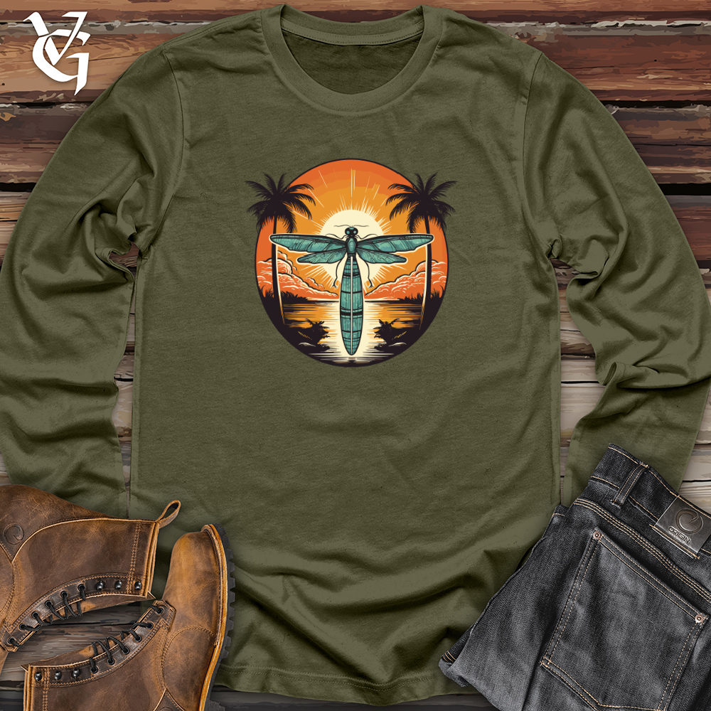 Viking Goods Surfing Dragonfly Rider Long Sleeve Military Green / L
