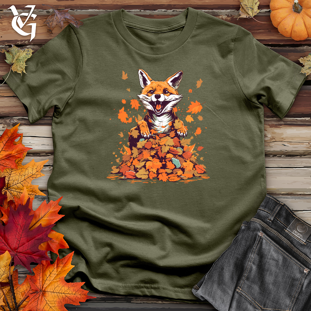 Viking Goods Surprised Leaf Diver Cotton Tee Military Green / L