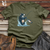 Viking Goods Tasmanian Devil Fishing Cotton Tee Military Green / L