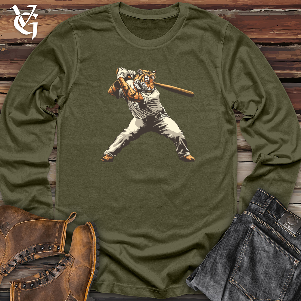 Viking Goods Tiger Slugger Swing Long Sleeve Military Green / L