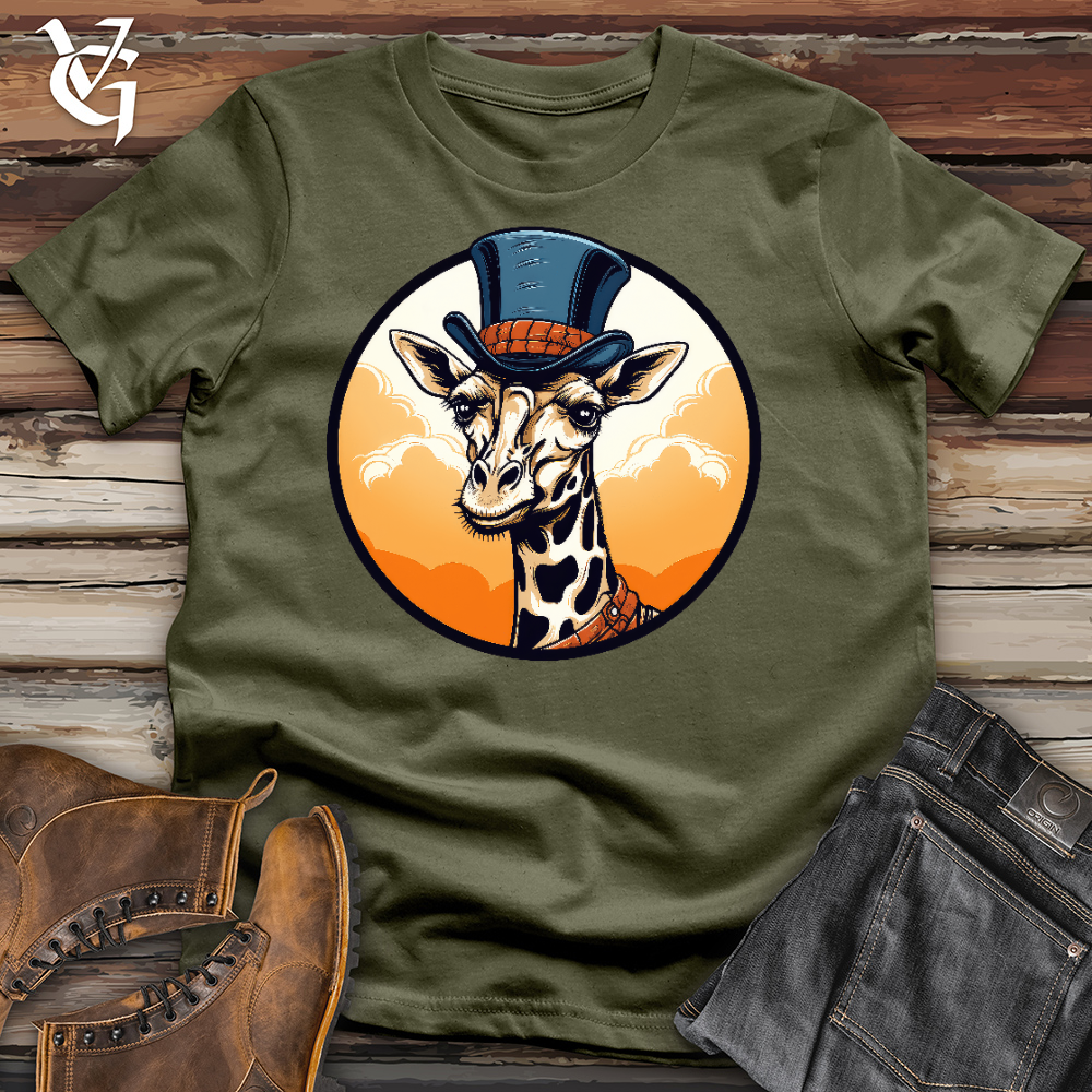 Viking Goods Top Hot Giraffe Cotton Tee Military Green / L