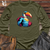 Viking Goods Toucan Superhero Pose Long Sleeve Military Green / L