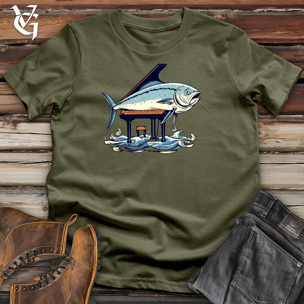 Viking Goods Tuna Piano Cotton Tee Military Green / L