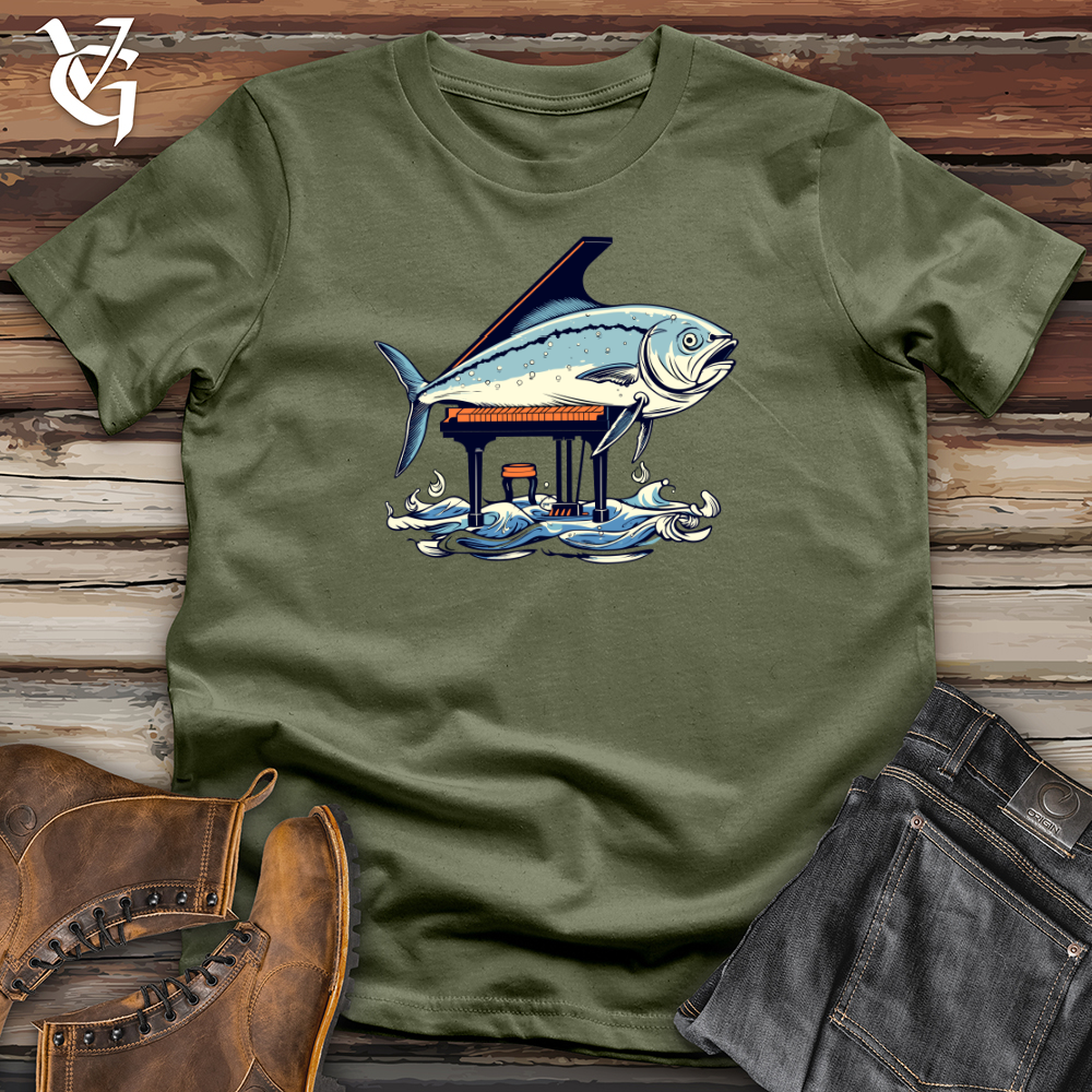 Viking Goods Tuna Piano Softstyle Tee Military Green / L