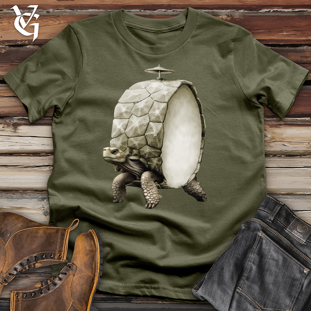 Viking Goods Turtle Drum Cotton Tee Military Green / L