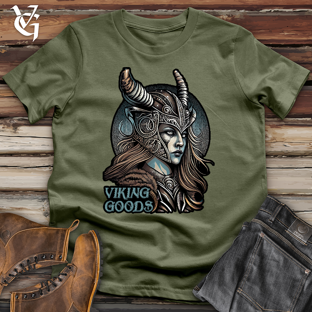 Viking Goods Valkyrie Viking Softstyle Tee Military Green / L