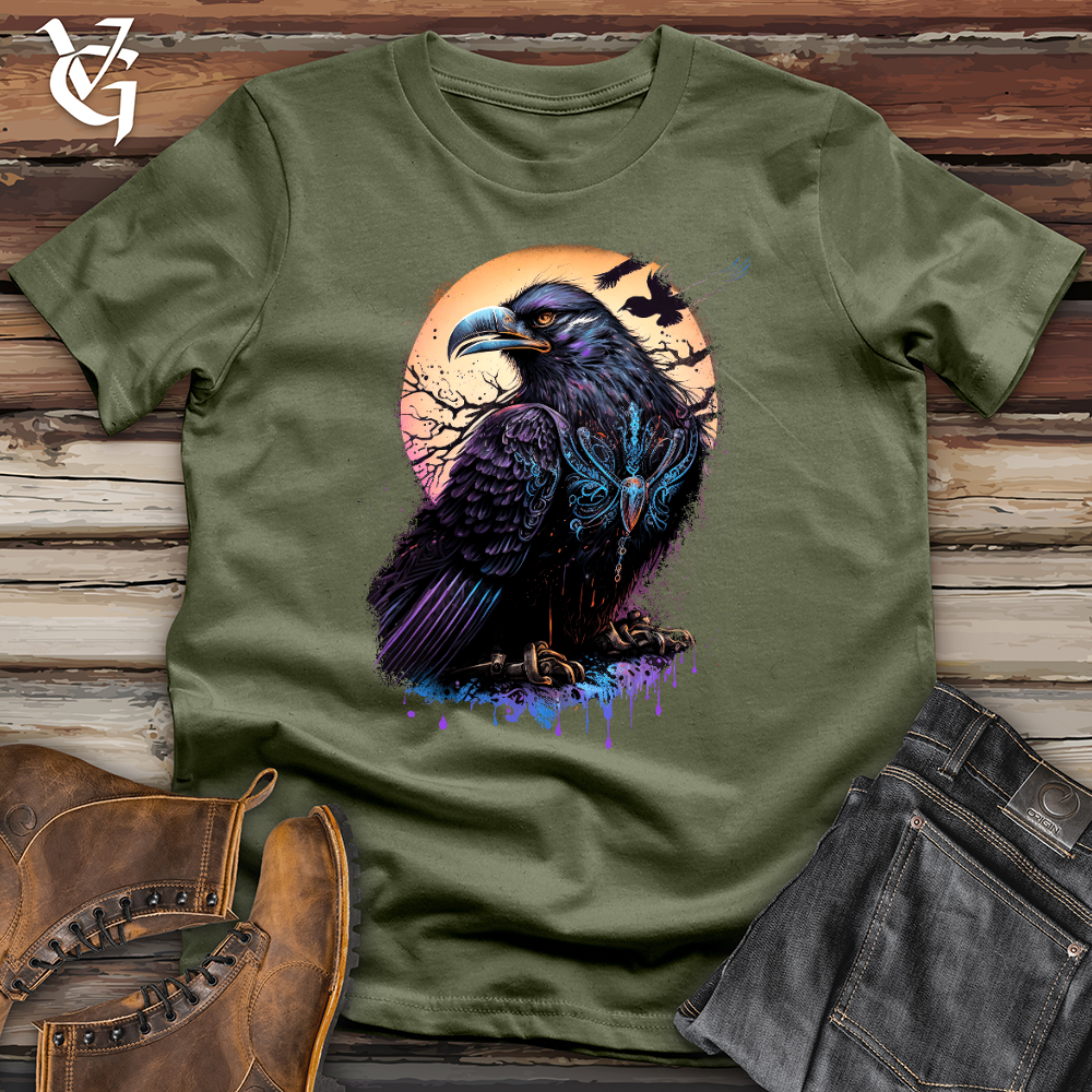 Viking Goods Viking Raven 02 Softstyle Tee Military Green / L