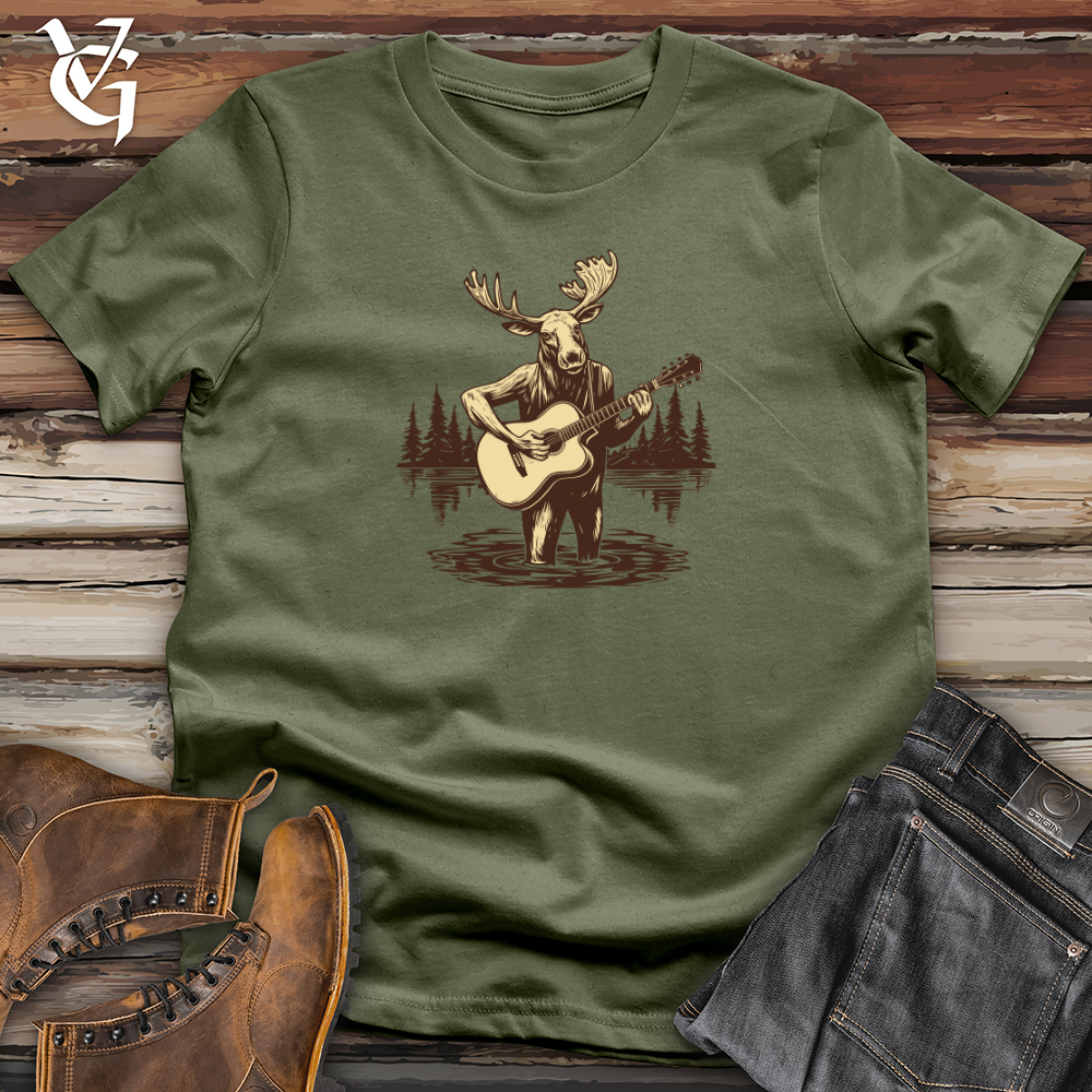 Viking Goods Vintage Moose Jam Softstyle Tee Military Green / L