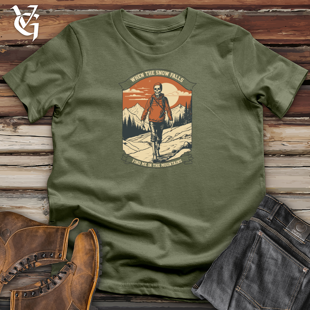 Viking Goods Vintage Snowstrider 02 Softstyle Tee Military Green / L