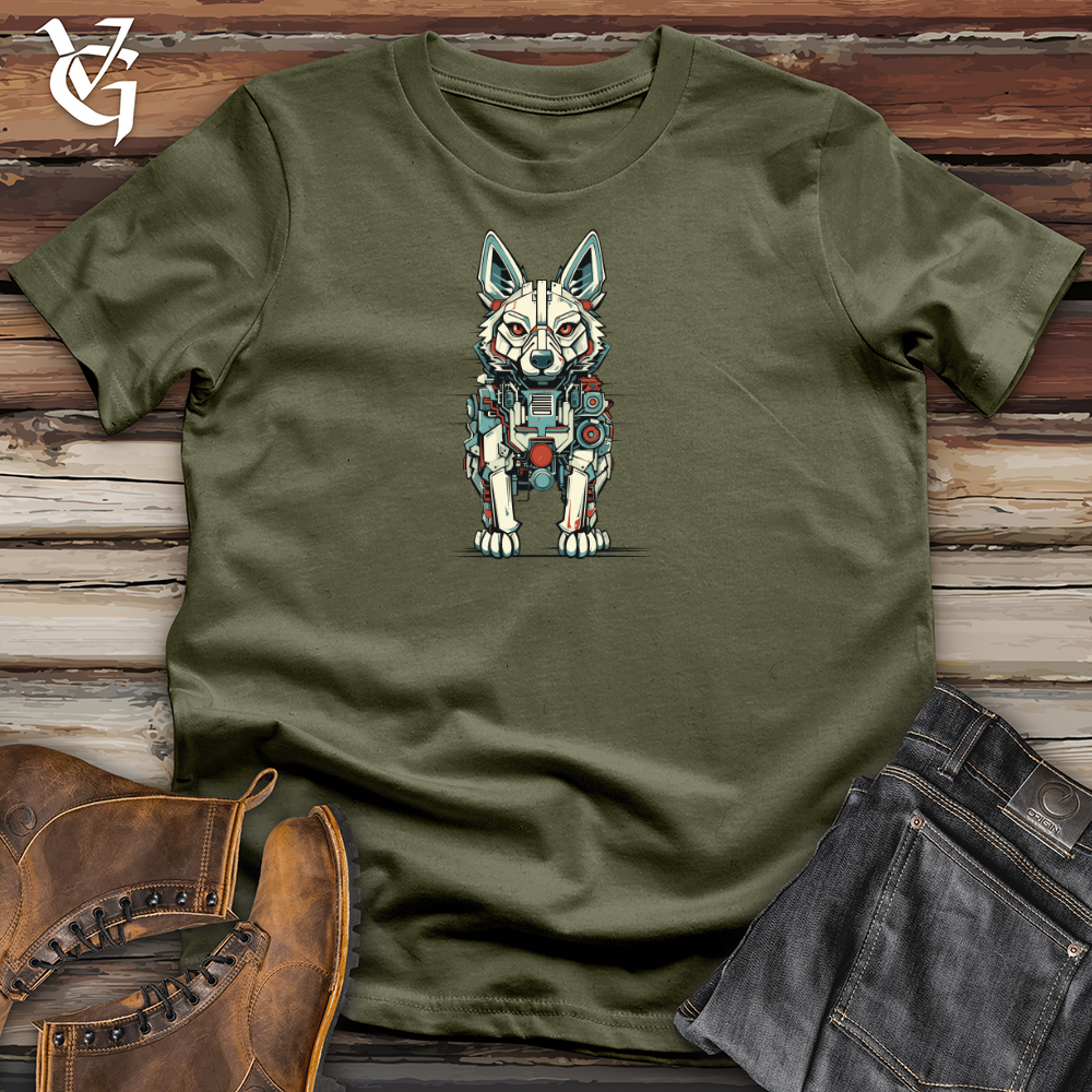 Viking Goods Whimsical Howler Cotton Tee Military Green / L