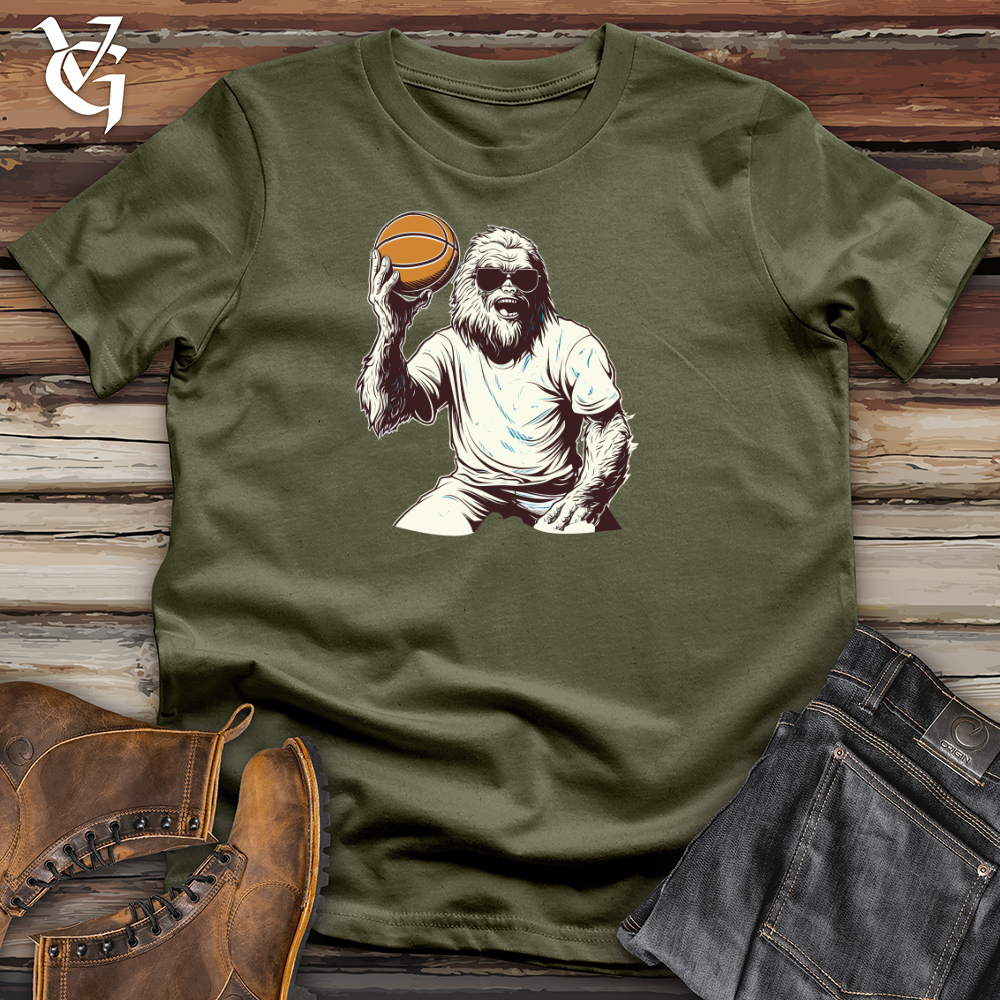 Viking Goods Yetti Hoops Cotton Tee Military Green / L