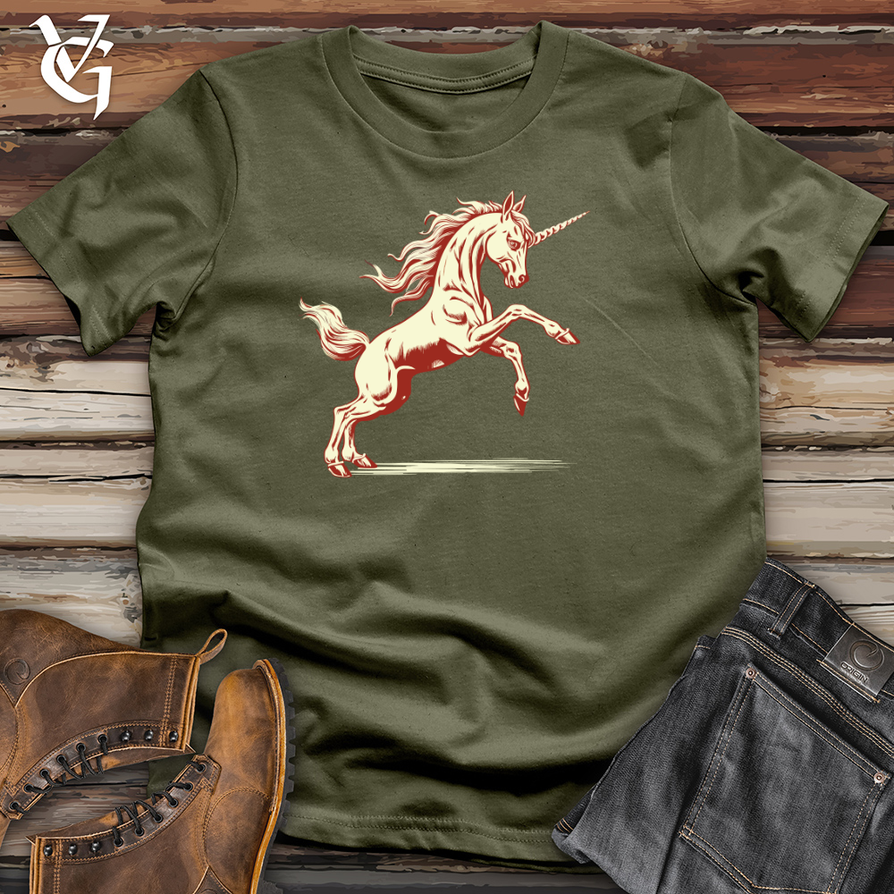 Viking Goods YogaNicorn Cotton Tee Military Green / L
