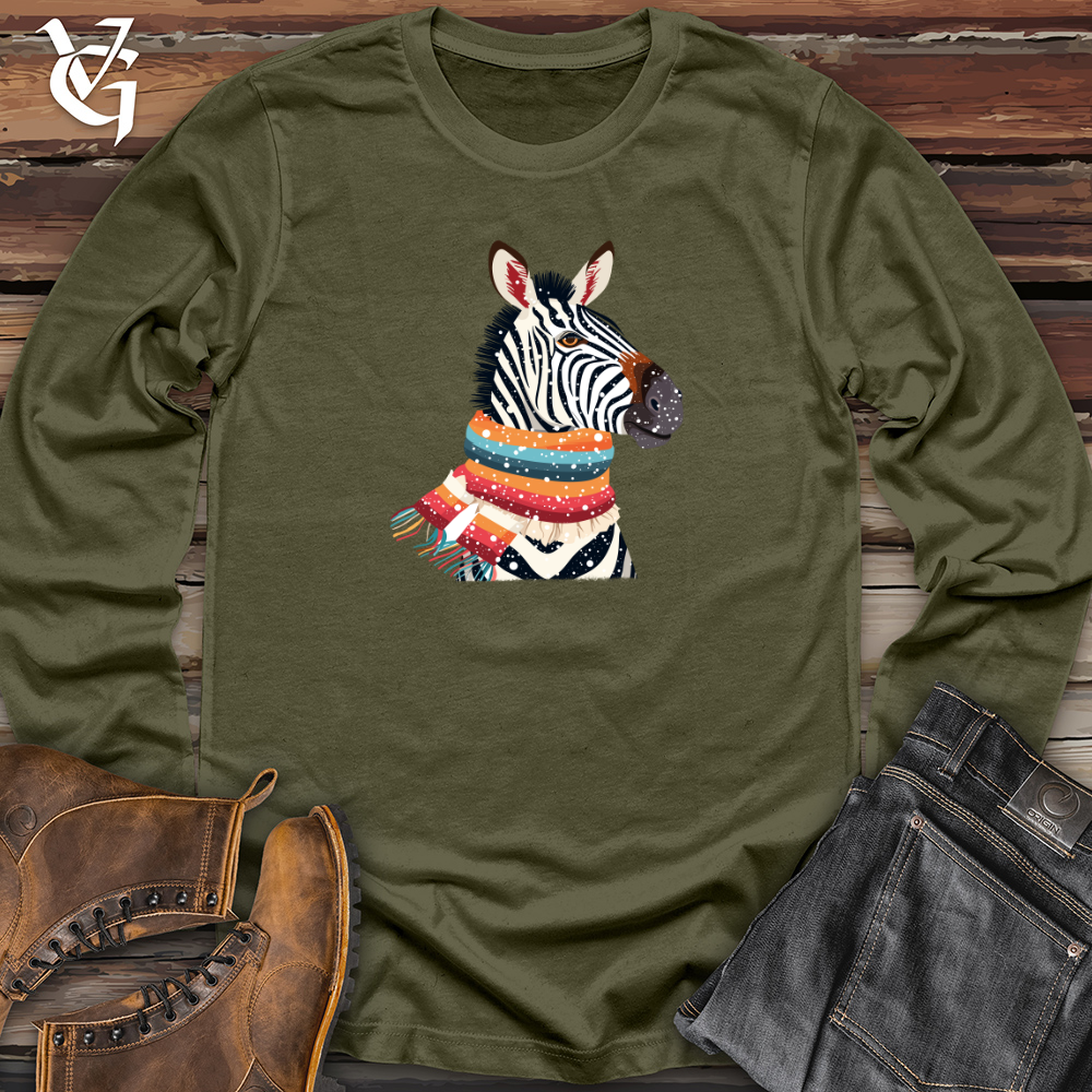 Viking Goods Zebra Striped Elegance Long Sleeve Military Green / L