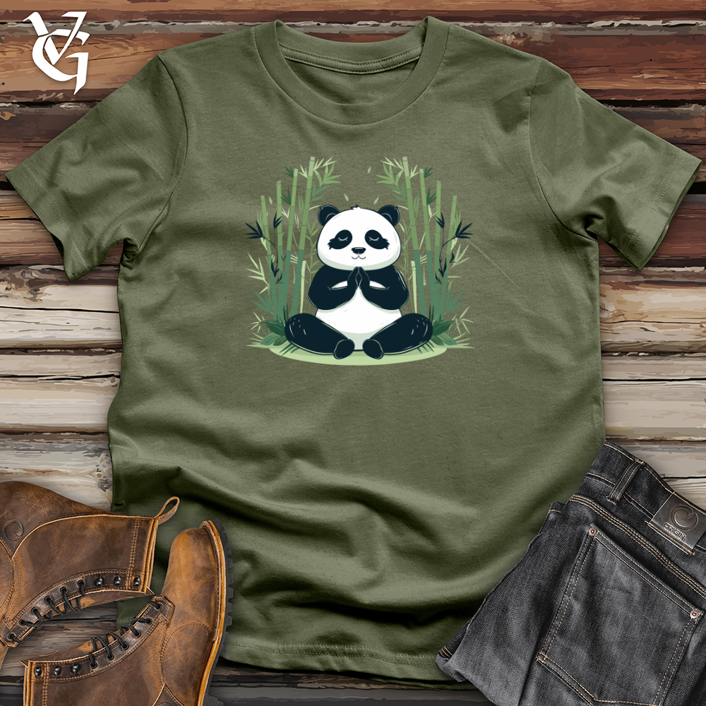 Viking Goods Zen Panda Harmony Softstyle Tee Military Green / L