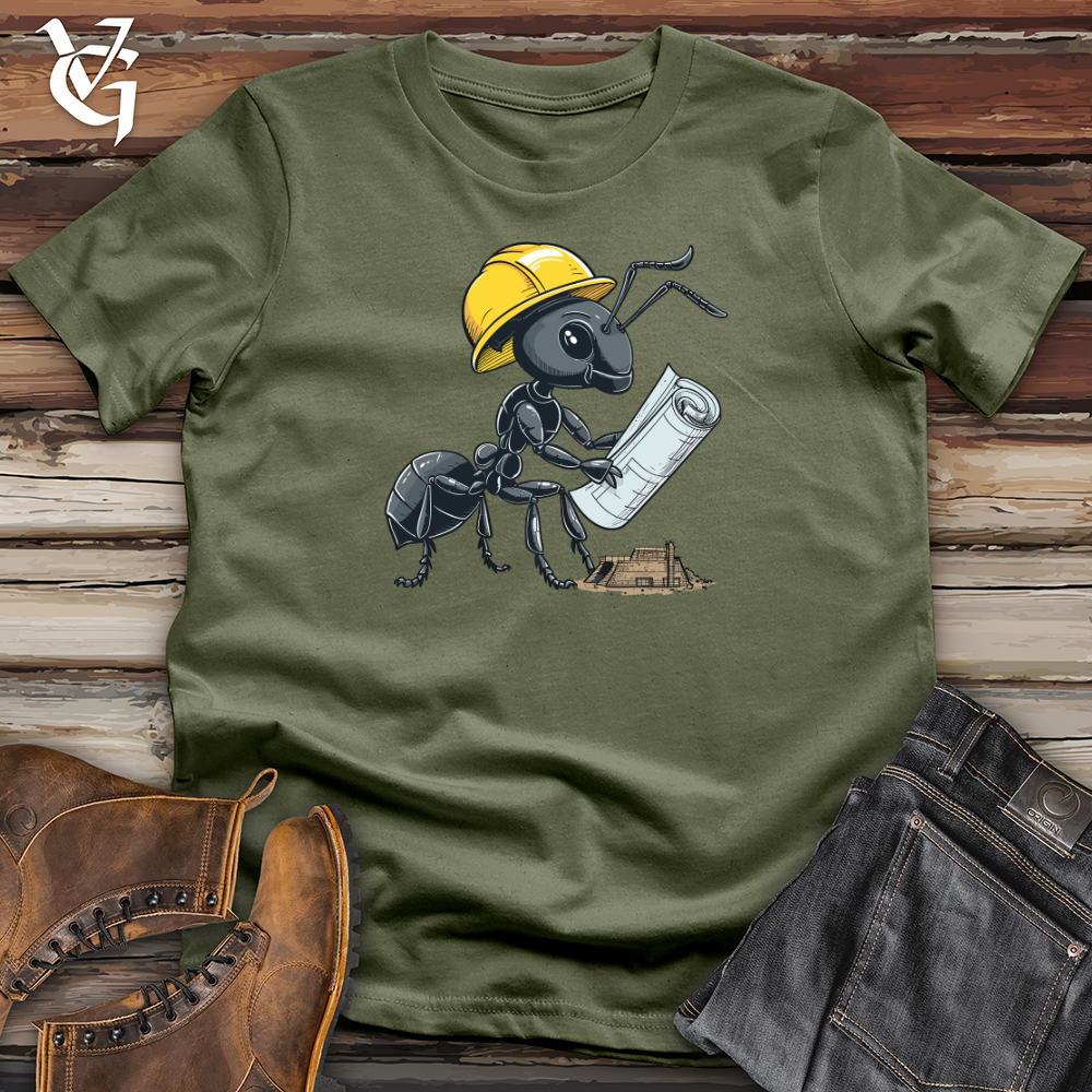 Viking Goods Ant Construction Planner Softstyle Tee Military Green / XS