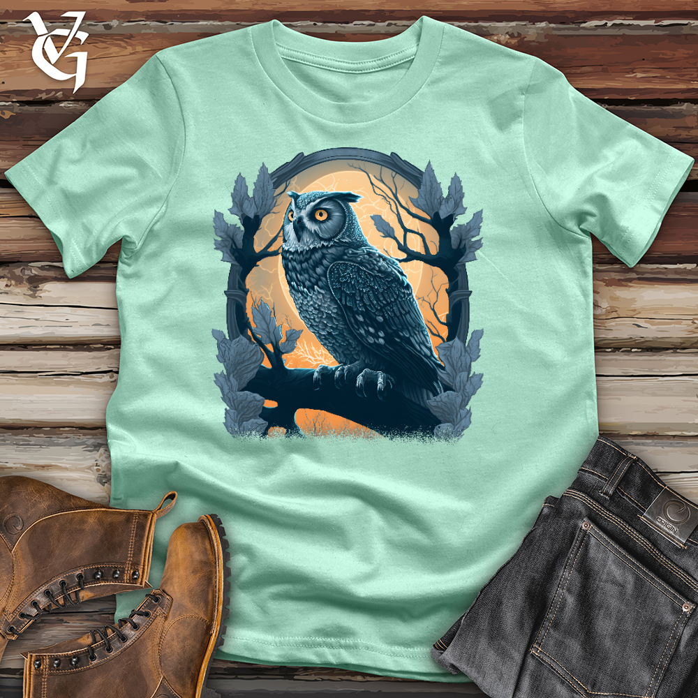Viking Goods Owl Branch Cotton Tee Mint / L