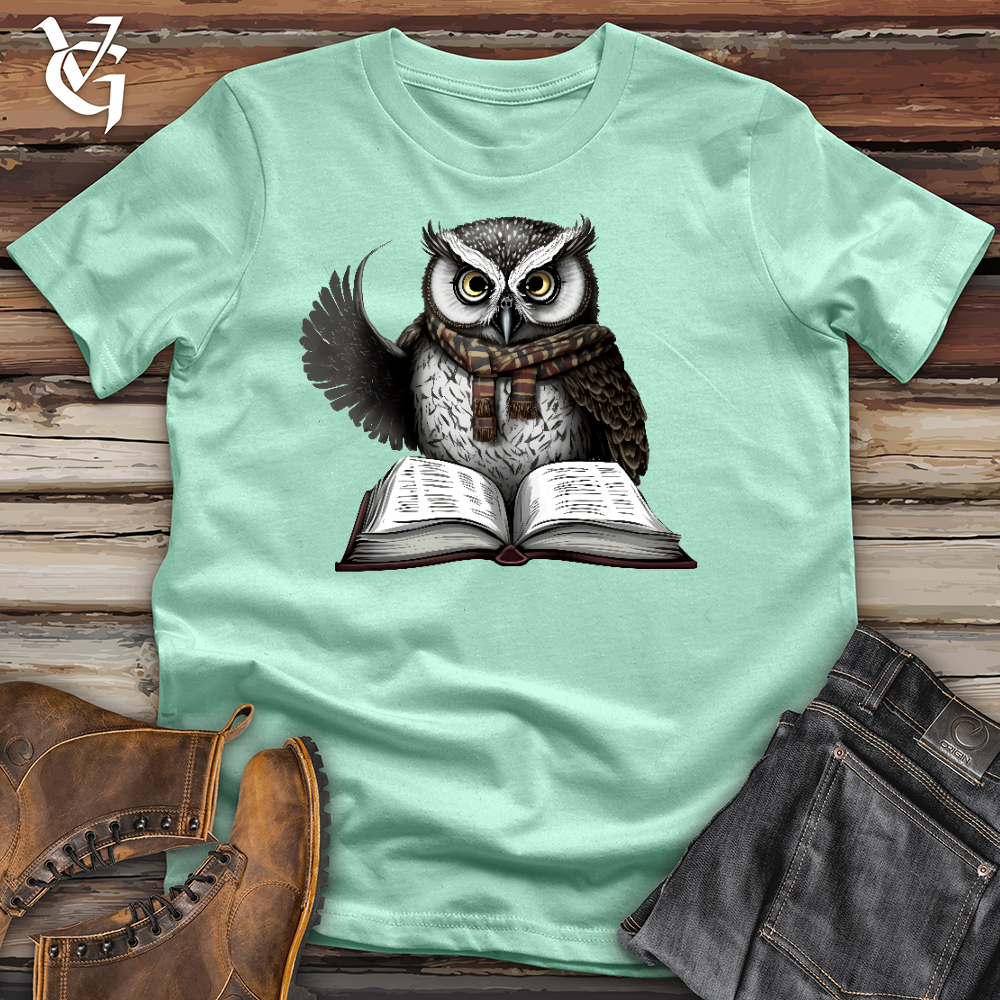 Viking Goods Professor Hoot Cotton Tee Mint / L