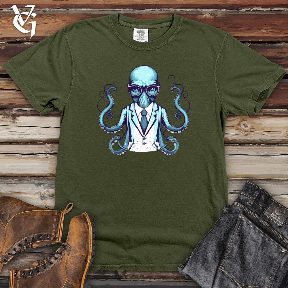 Viking Goods Analytical Octopus Heavy Cotton Comfort Colors Tee Moss / L
