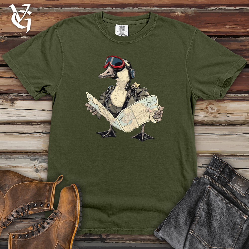 Viking Goods Aviator Duck Navigator Heavy Cotton Comfort Colors Tee Moss / L