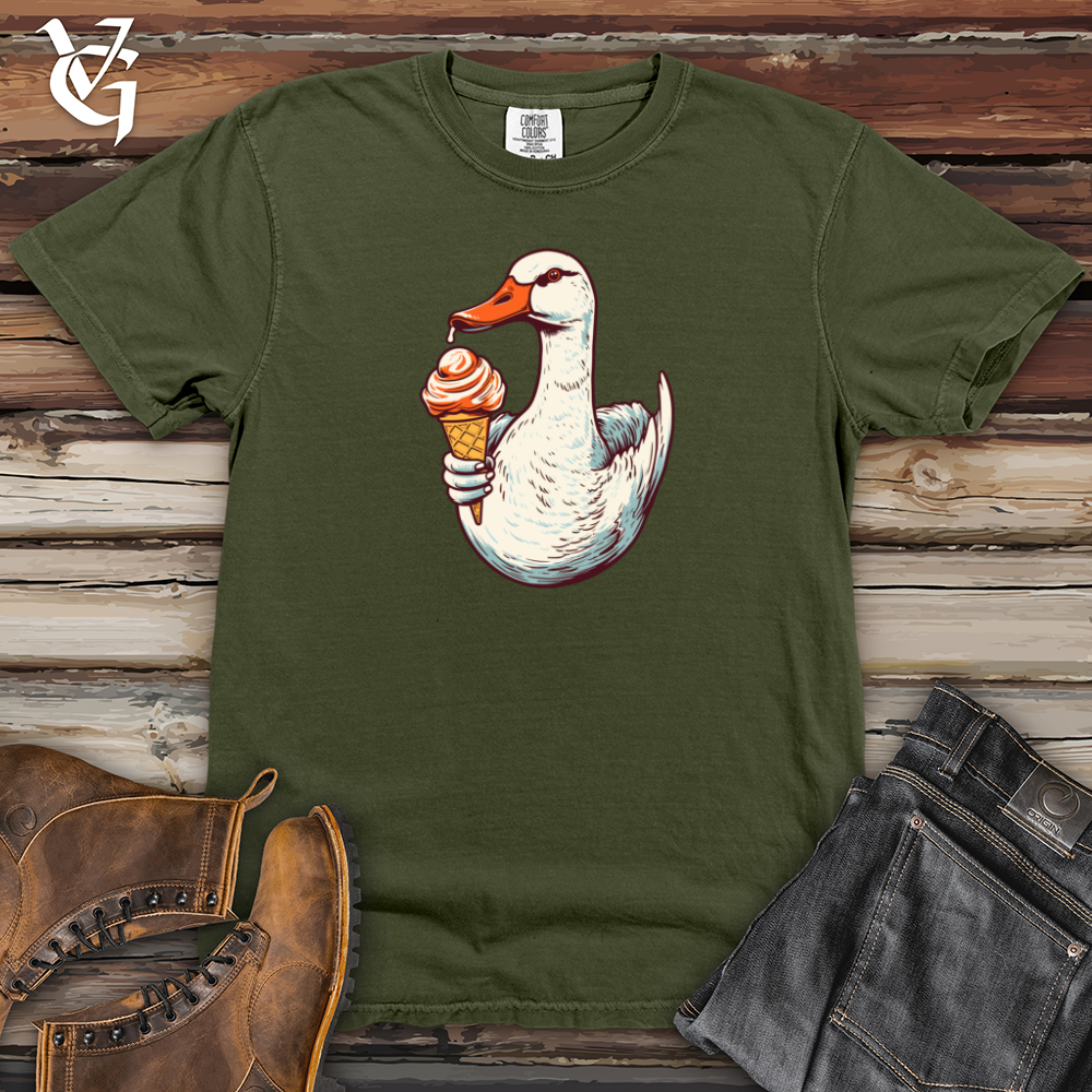 Viking Goods Bill Balancing Goose Delight Heavy Cotton Comfort Colors Tee Moss / L