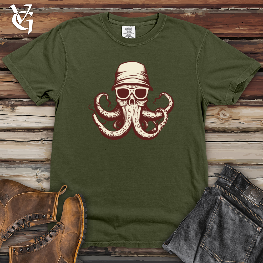 Viking Goods Brewed Inktopus Heavy Cotton Comfort Colors Tee Moss / L