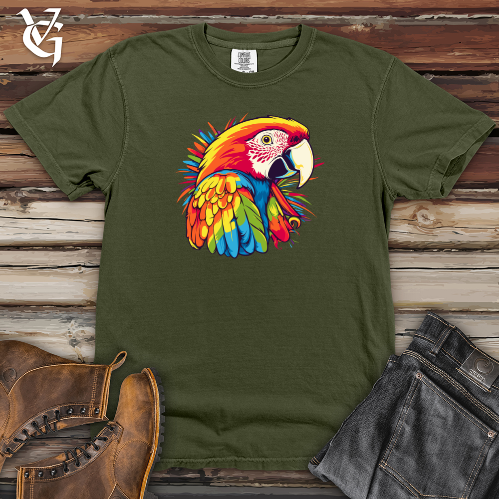 Viking Goods Colorful Melody Parrot Heavy Cotton Comfort Colors Tee Moss / L