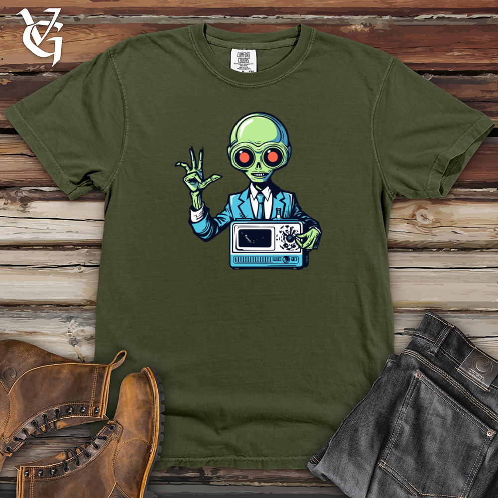 Viking Goods Cosmic Grooves Heavy Cotton Comfort Colors Tee Moss / L