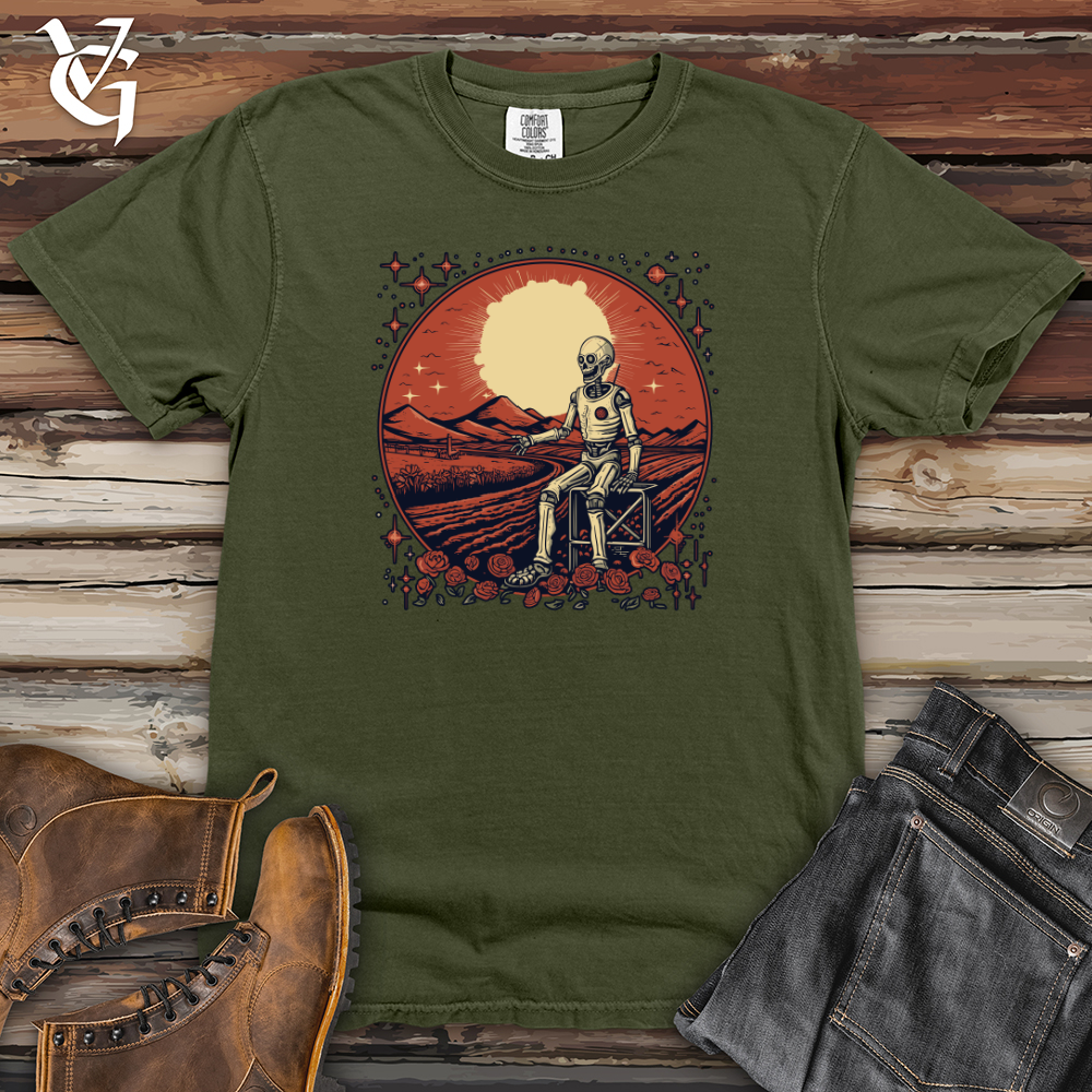 Viking Goods Cosmic Harvest Farmer Heavy Cotton Comfort Colors Tee Moss / L