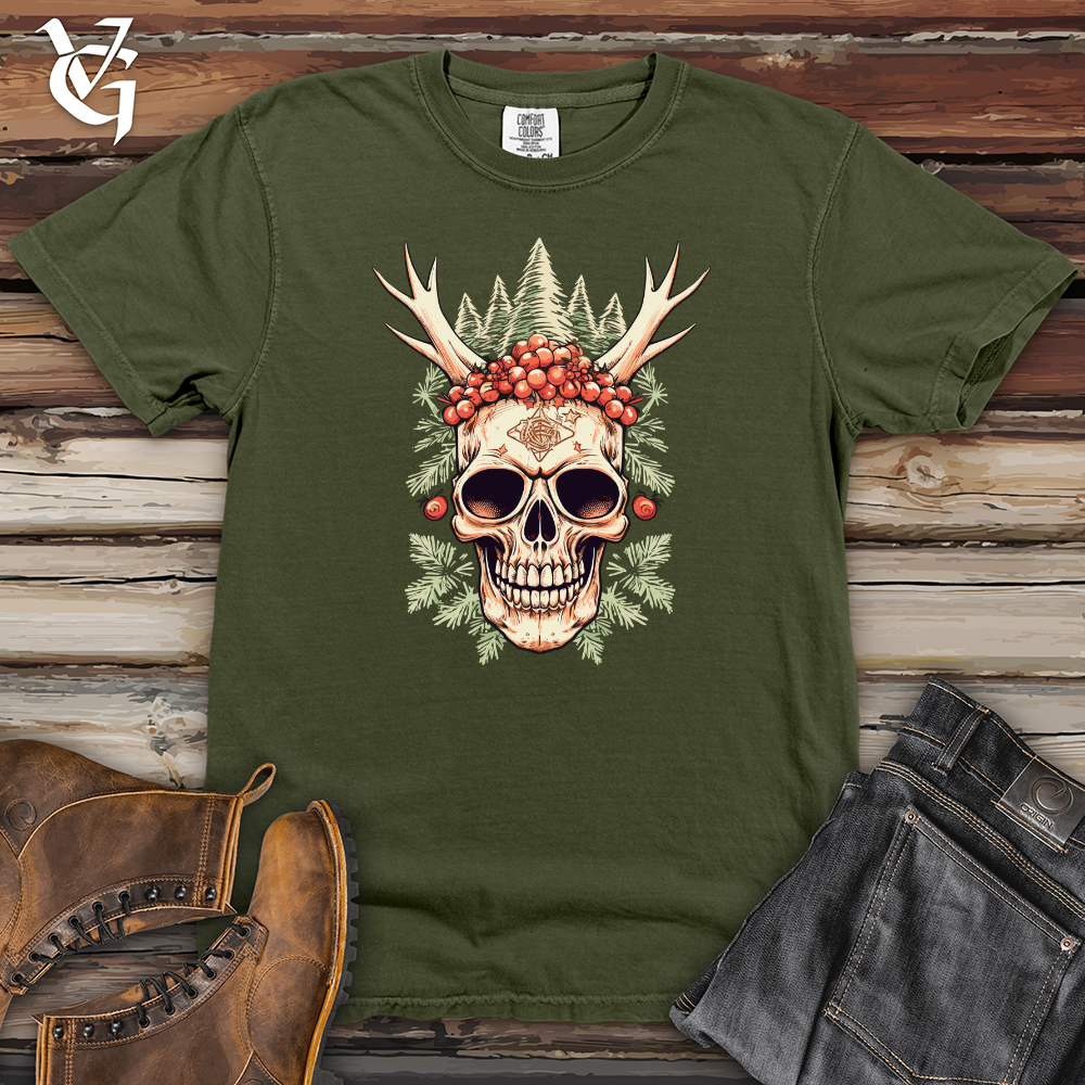 Viking Goods Cosmic Pineapple Reindeer Heavy Cotton Comfort Colors Tee Moss / L