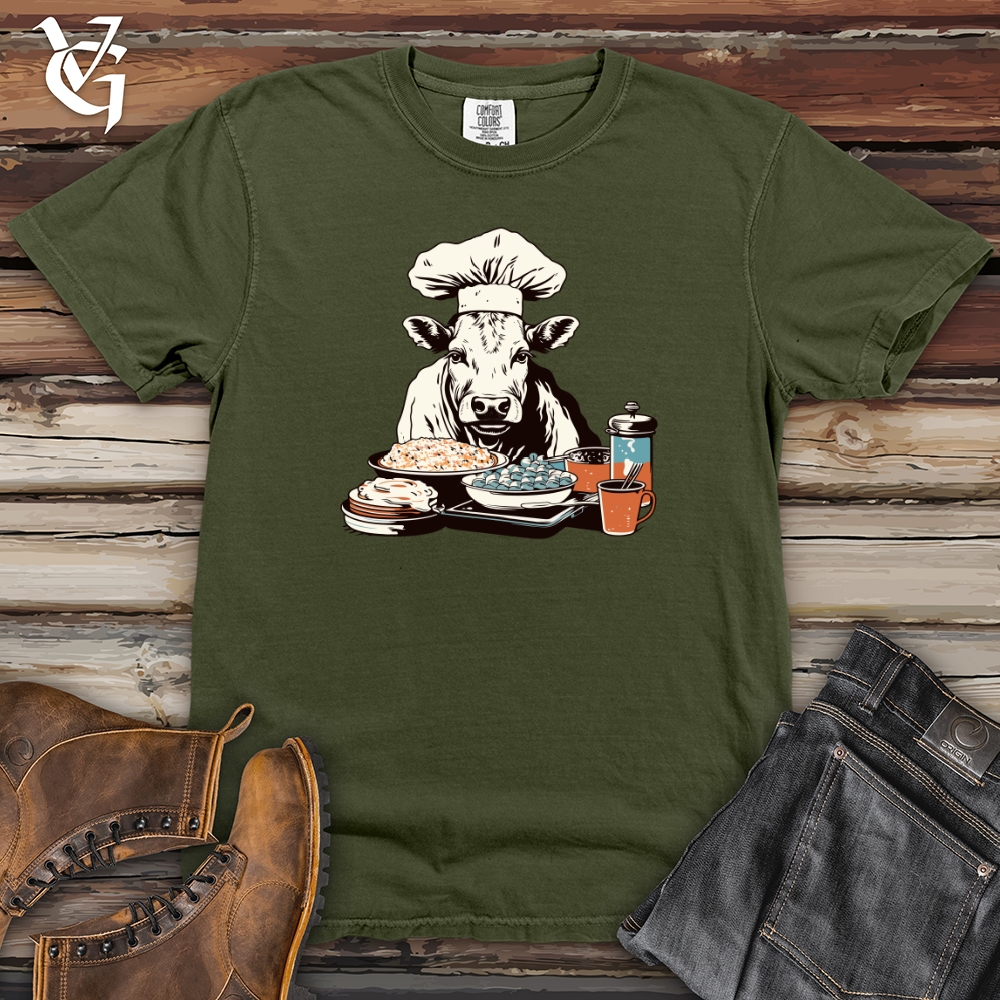 Viking Goods Cow Culinary Delight Heavy Cotton Comfort Colors Tee Moss / L