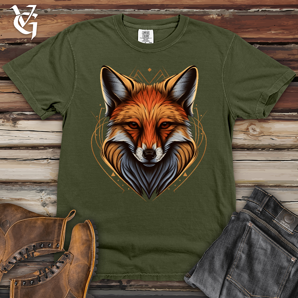 Viking Goods Cunning Fox Heavy Cotton Comfort Colors Tee Moss / L