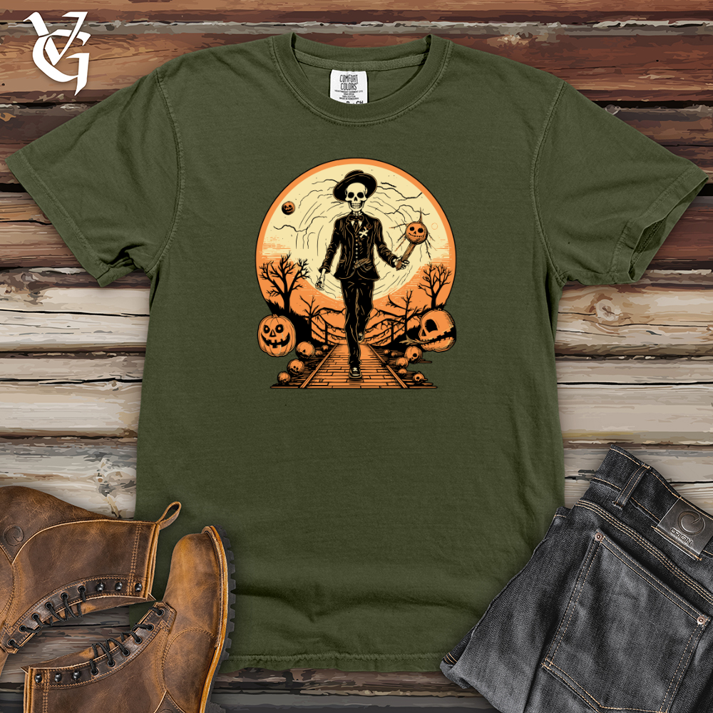 Viking Goods Curious Peach Haunter Heavy Cotton Comfort Colors Tee Moss / L