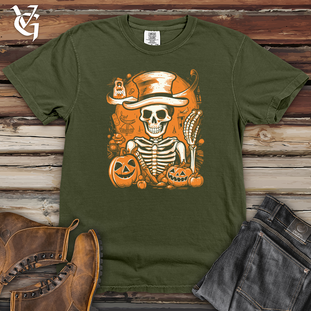 Viking Goods Daring Orange Trickster Heavy Cotton Comfort Colors Tee Moss / L