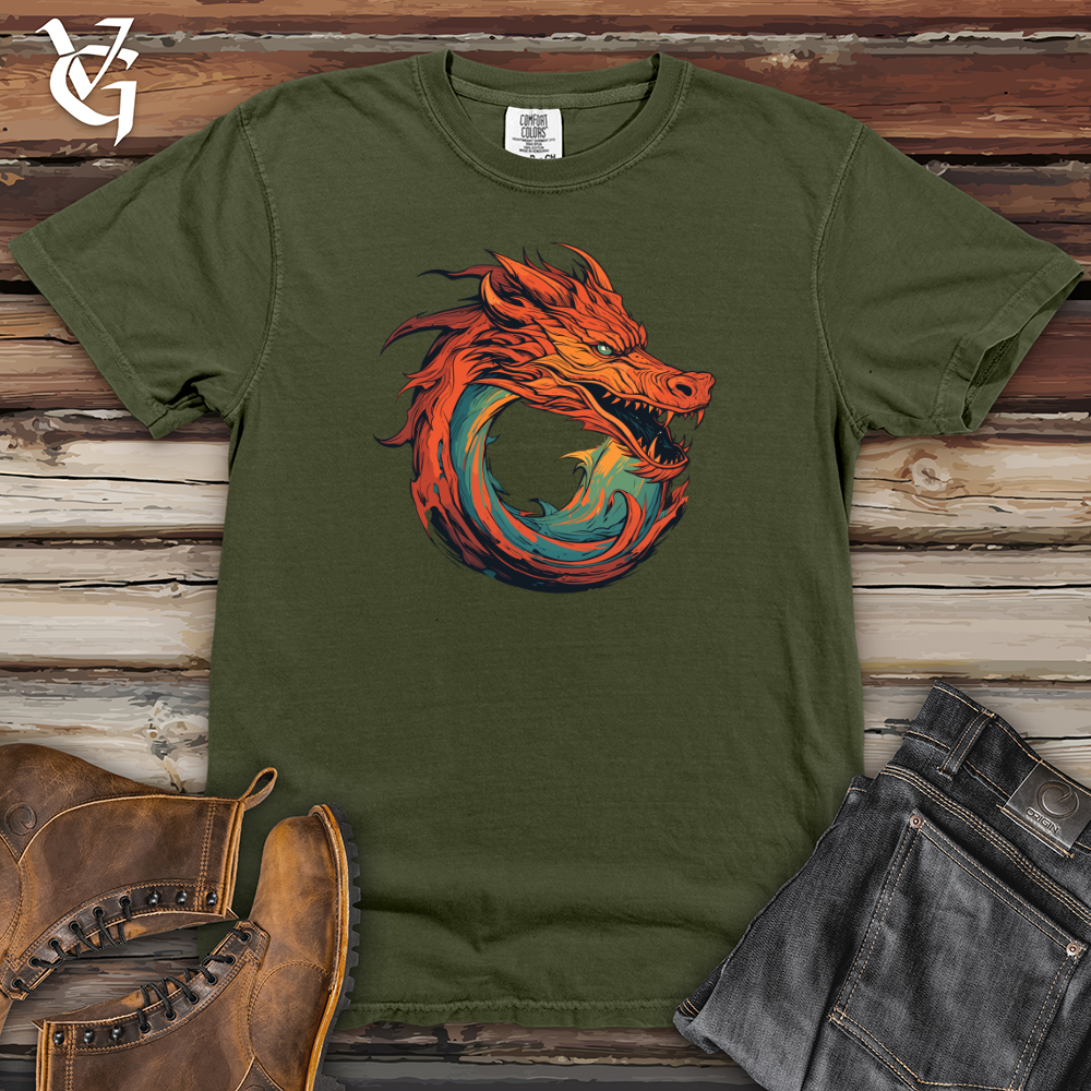 Viking Goods Dragon Whirlwind Fury Heavy Cotton Comfort Colors Tee Moss / L