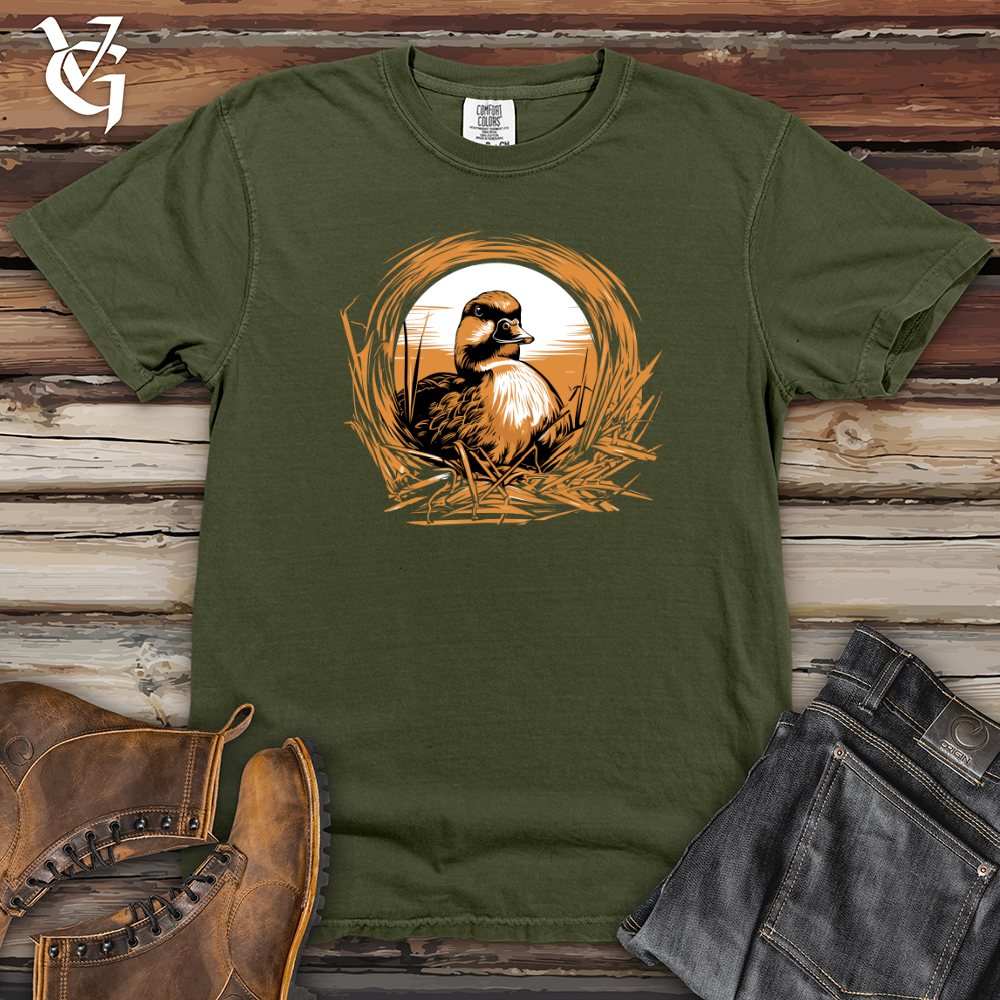 Viking Goods Duck Blind Blend In Heavy Cotton Comfort Colors Tee Moss / L