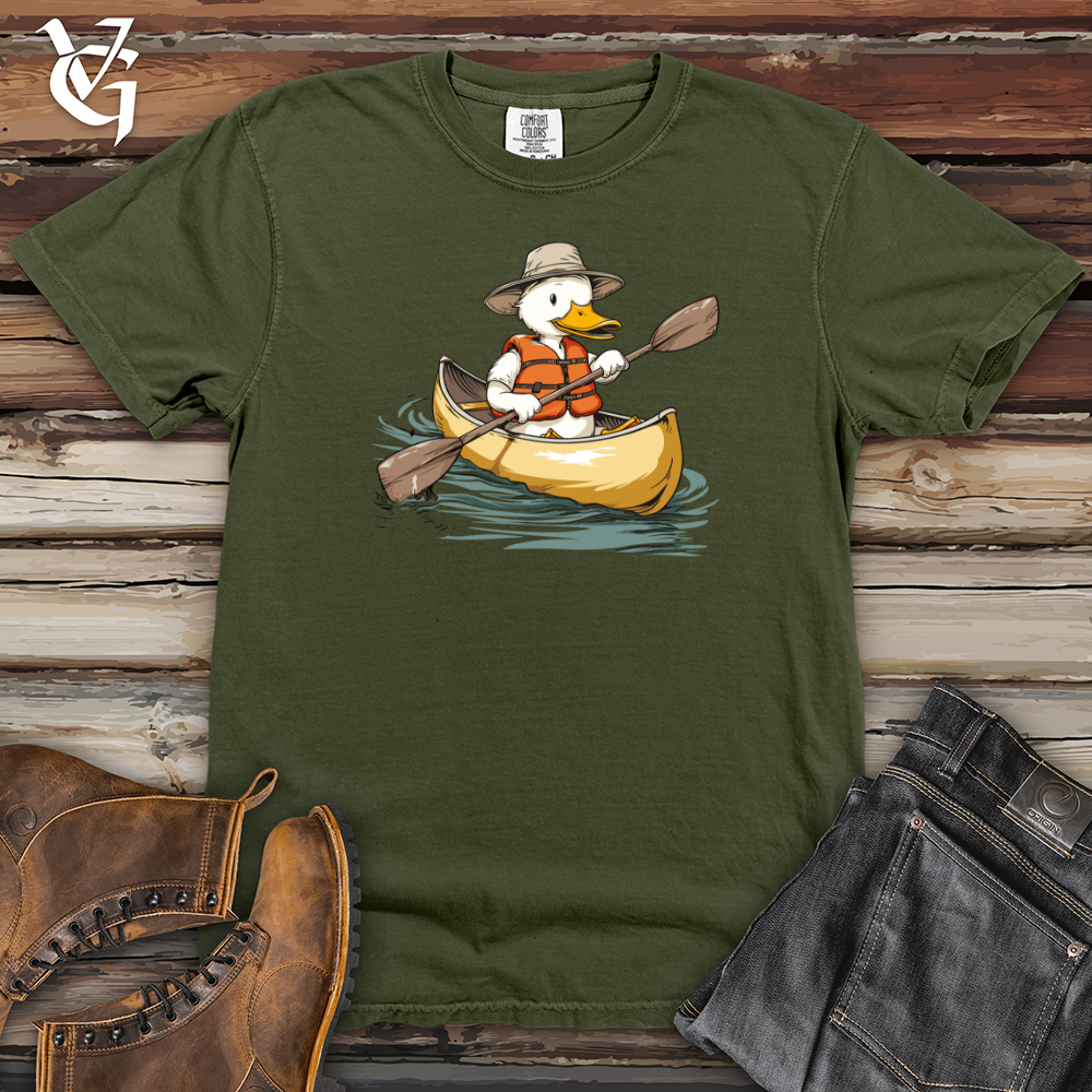 Viking Goods Duck Canoe Adventure Heavy Cotton Comfort Colors Tee Moss / L