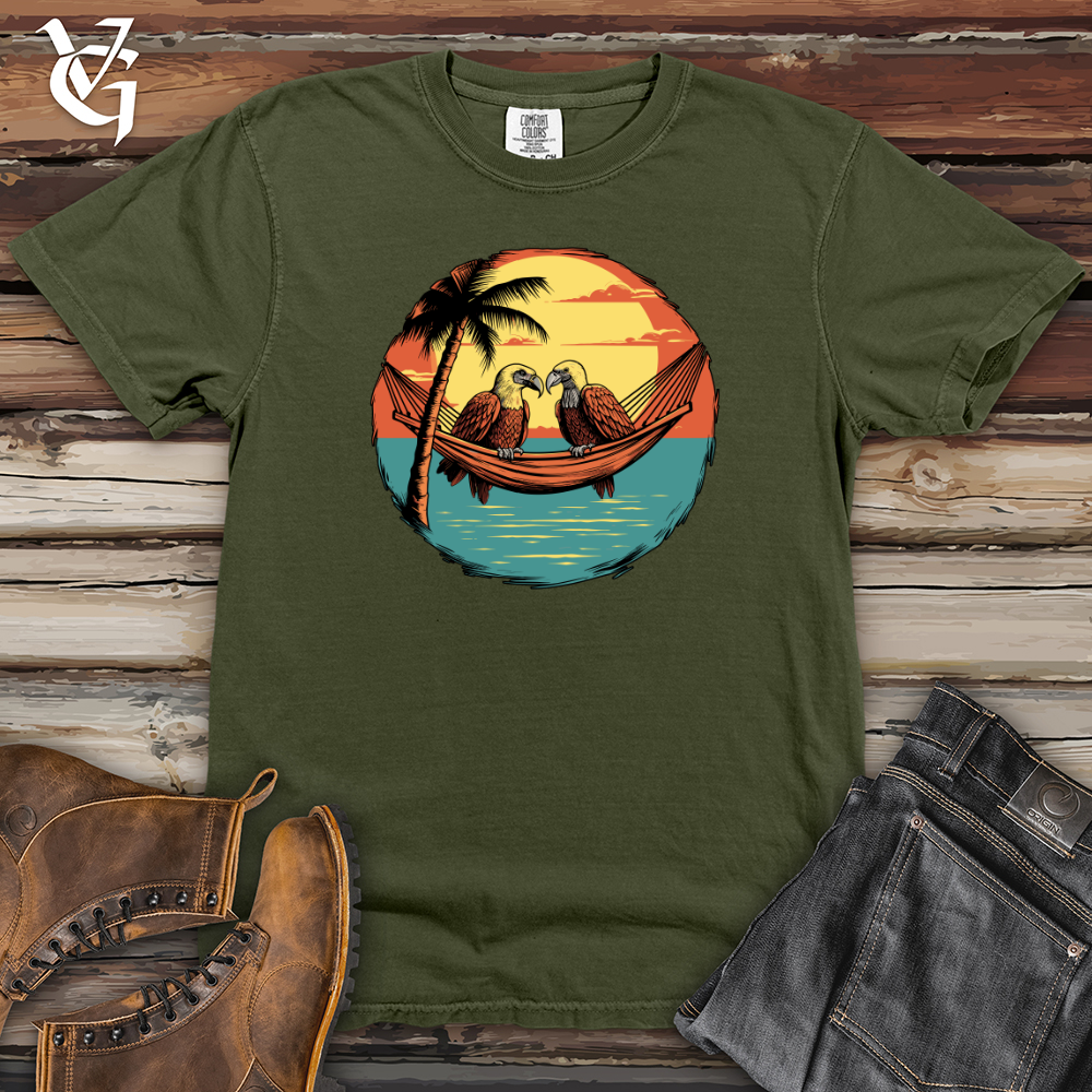 Viking Goods Eagles Sunset Date Heavy Cotton Comfort Colors Tee Moss / L