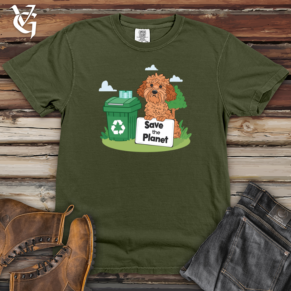 Viking Goods Eco Pooch Pledge Heavy Cotton Comfort Colors Tee Moss / L