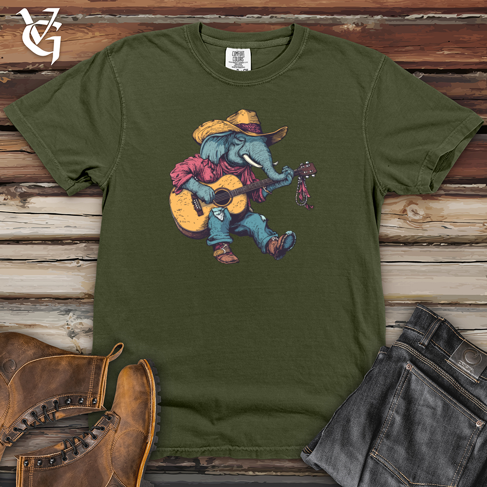 Viking Goods Elephant Country Strummer Heavy Cotton Comfort Colors Tee Moss / L