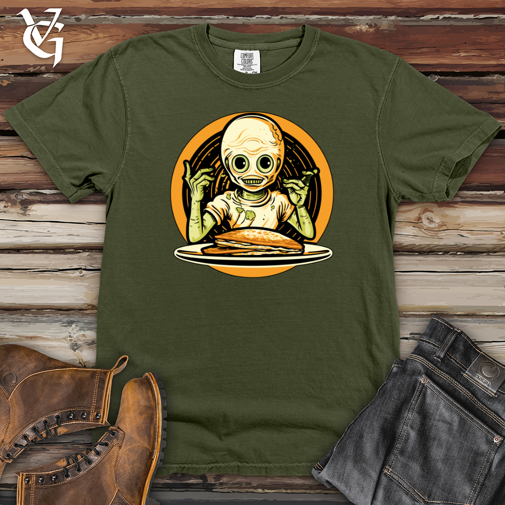 Viking Goods Extraterrestrial Flapjack Delight Heavy Cotton Comfort Colors Tee Moss / L