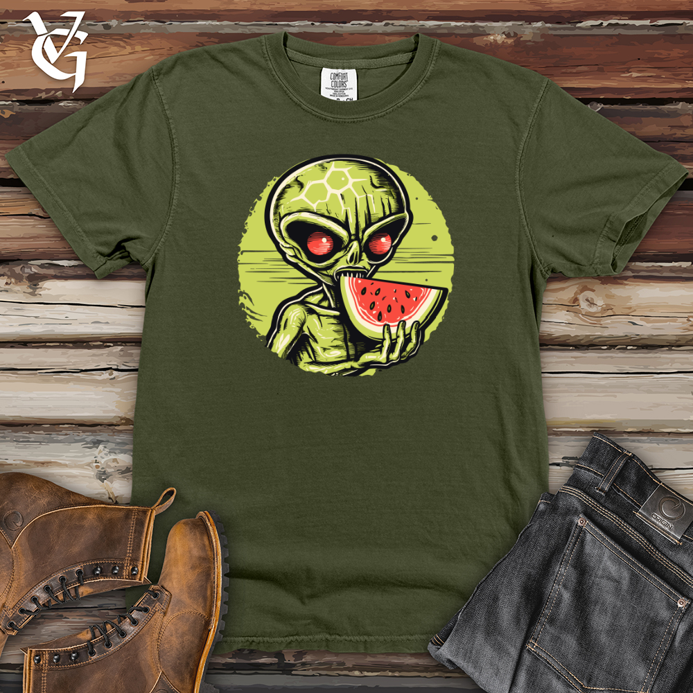 Viking Goods Extraterrestrial Melon Munch Heavy Cotton Comfort Colors Tee Moss / L