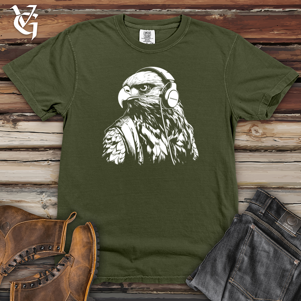 Viking Goods Falcon Sound Check Heavy Cotton Comfort Colors Tee Moss / L