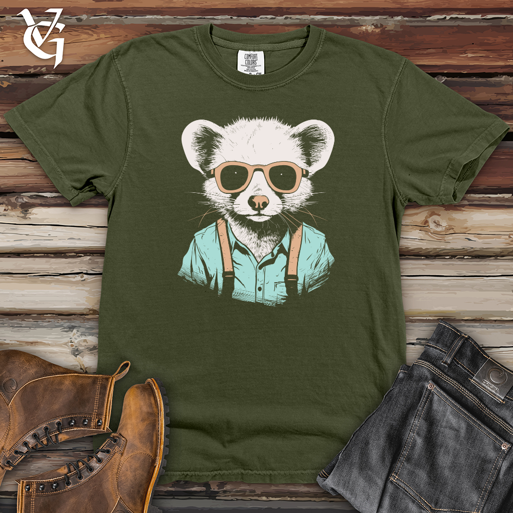 Viking Goods Ferret Fashion Heavy Cotton Comfort Colors Tee Moss / L