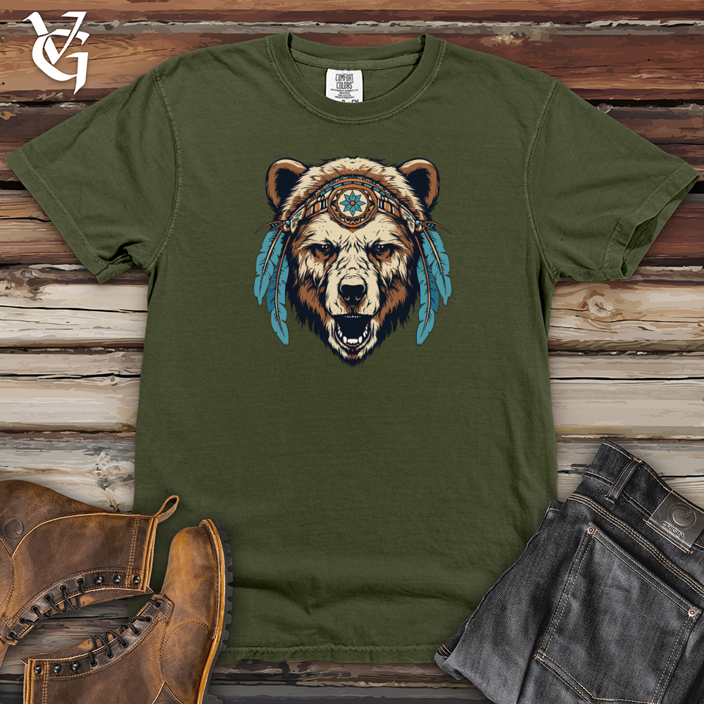 Viking Goods Fierce Grizzly Relic Heavy Cotton Comfort Colors Tee Moss / L