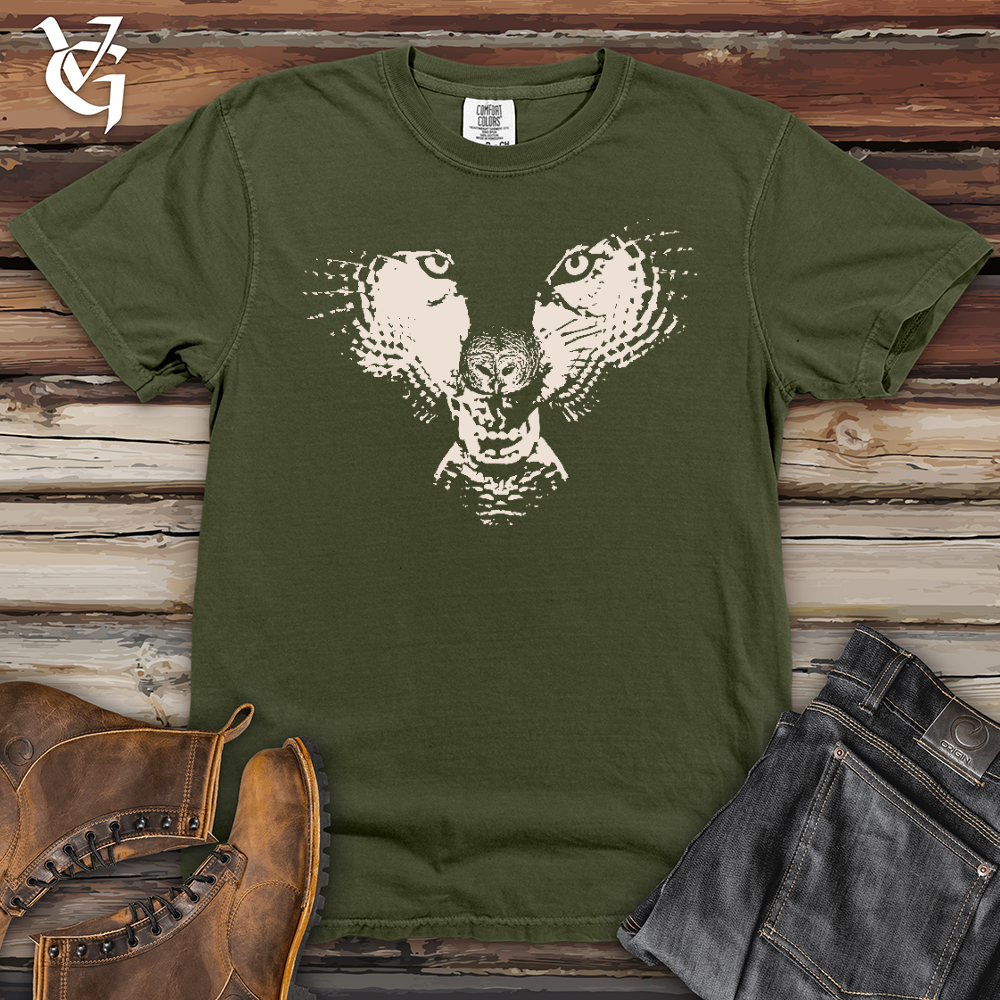 Viking Goods Flying Wolf Heavy Cotton Comfort Colors Tee Moss / L