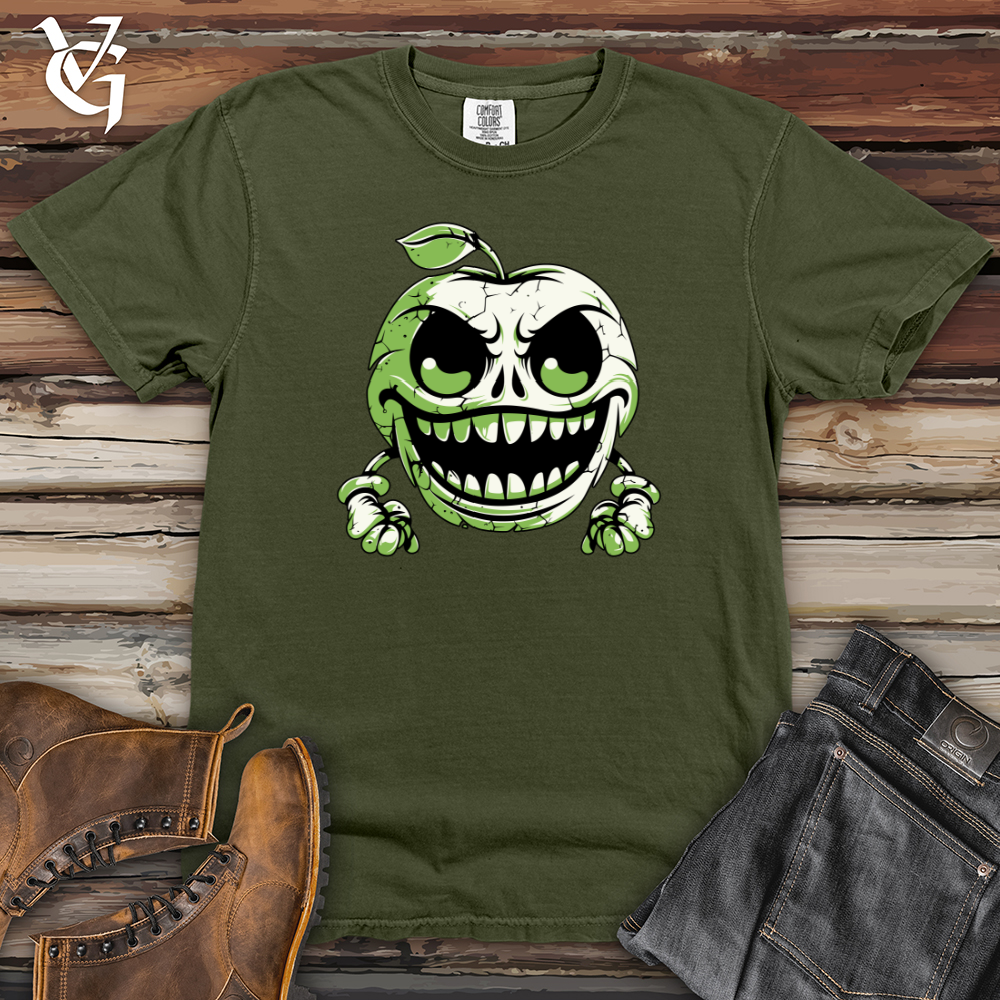 Viking Goods Grinning Apple Wealth Heavy Cotton Comfort Colors Tee Moss / L