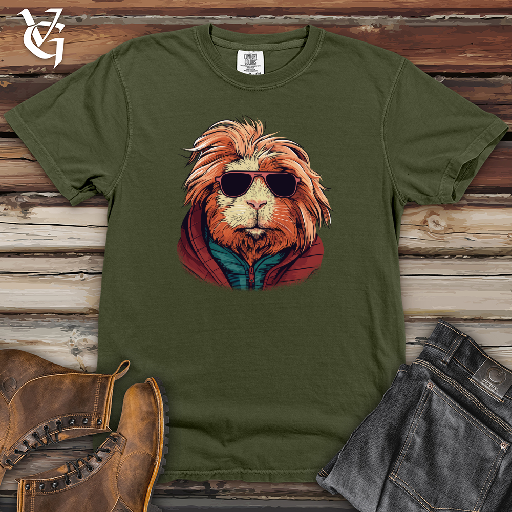 Viking Goods Guinea Pig Groove Heavy Cotton Comfort Colors Tee Moss / L