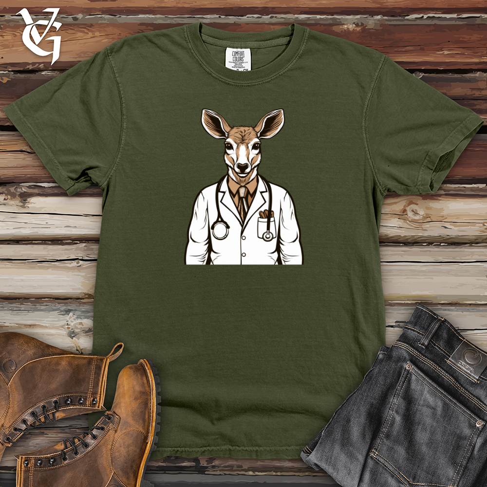 Viking Goods Healing Antlers Heavy Cotton Comfort Colors Tee Moss / L