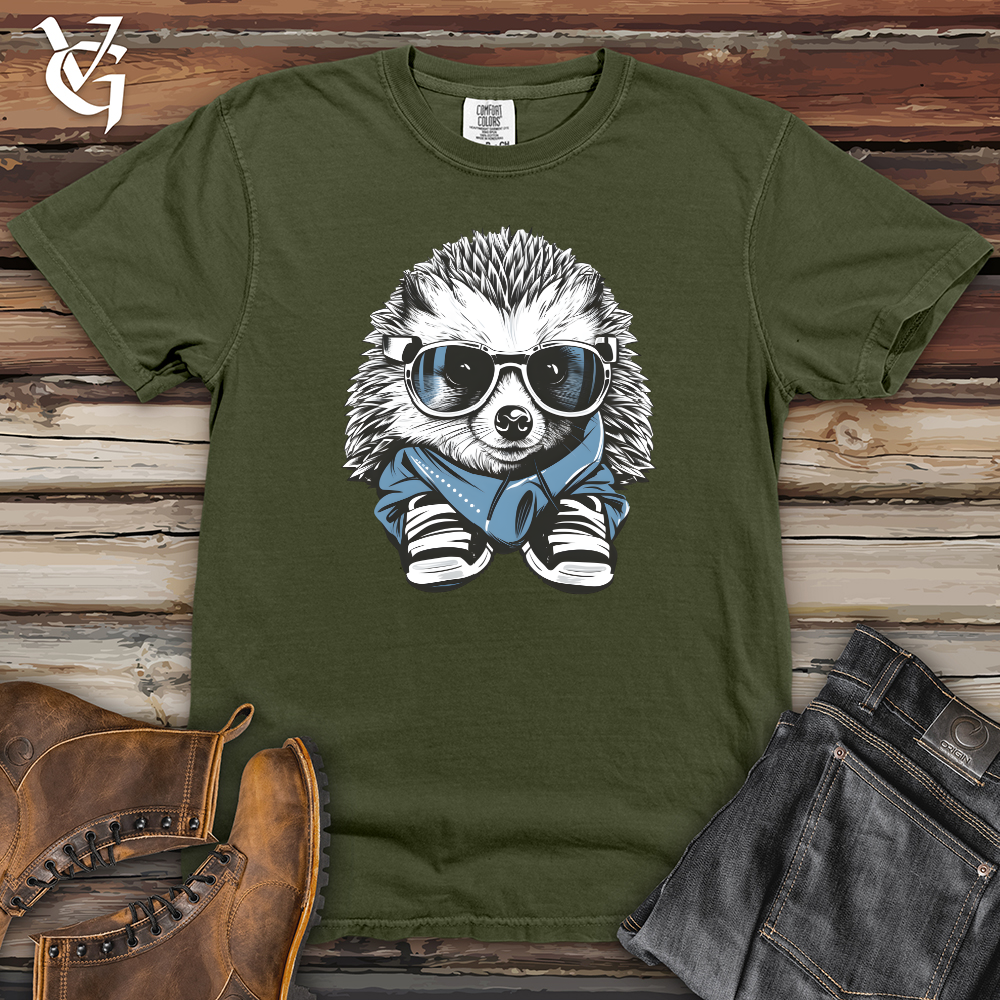 Viking Goods Hedgehog Sneakerhead Heavy Cotton Comfort Colors Tee Moss / L